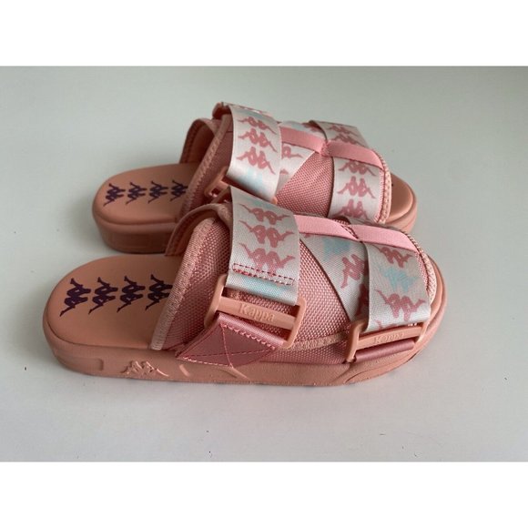 Women's Kappa Slides Pink Kappa Shoes Kappa 222 Banda Mitel
